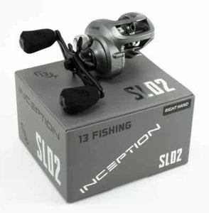13 FISHING INCEPTION SLD2 INSLD2-8.1RH 8.1:1 RIGHT HAND BAITCAST REEL NEW - Picture 1 of 6