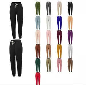 Weiche Fleece Kordelzug Gummibund Stretch Taschen Jogginghose Sweatpants - Bild 1 von 22