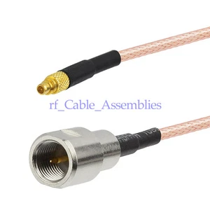 FME macho enchufe a MMCX macho adaptador coleta cable coaxial RG316 30 cm para inalámbrico - Imagen 1 de 5