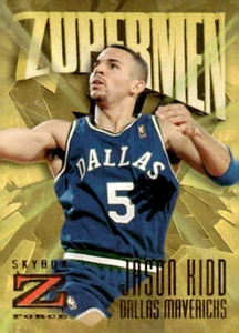 1996-97 SkyBox Z-Force #181 Jason Kidd Dallas Mavericks - Picture 1 of 2