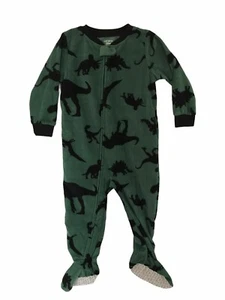 Pieza única de Carter's para niño pequeño talla 24 meses - dinosaurio - verde/negro - empuñadura para pies - Imagen 1 de 5