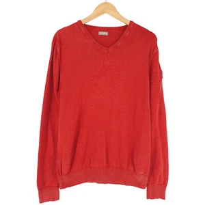 Pulóver Napapijri Para Hombre Rojo De Algodón Talla M - Imagen 1 de 8