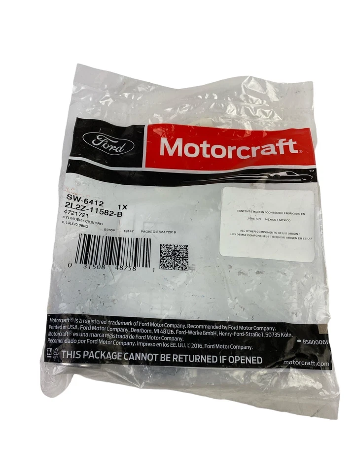 Cilindro de bloqueo de encendido genuino Motorcraft SW-6412 2L2Z-11582-B Foto 1 de 4