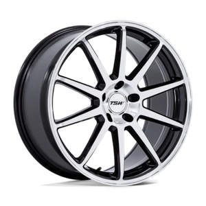 4 New 20X9 TSW TW004 Canard Matte Black 5x112 ET45 Wheel Rim - Picture 1 of 3