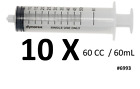 Dynarex 60 Cc Luer Lock Syringe 60 Ml Sterile 10,30,50 No Needle Tbbg #6993