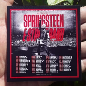 Bruce Springsteen & E Street Band  2024 Tour  Promo Magnet W/Dates  - Picture 1 of 3