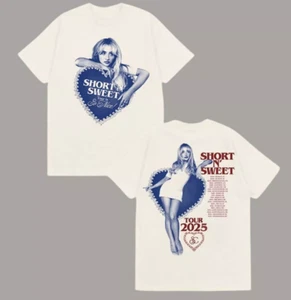 Sabrina Carpenter Short n Sweet Tour EU UK Utilita Arena Birmingham 2025 T-Shirt - Bild 1 von 1