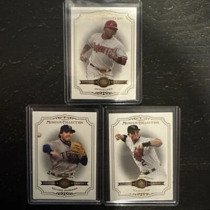 2012 Topps Museum Collection-3 Card Lot-Justin Upton/Ian Kinsler/Tulowitzki /299 - Picture 1 of 8