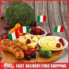 100Pcs Italian Toothpick Flags Italy National Flags for Party Celebration Decor