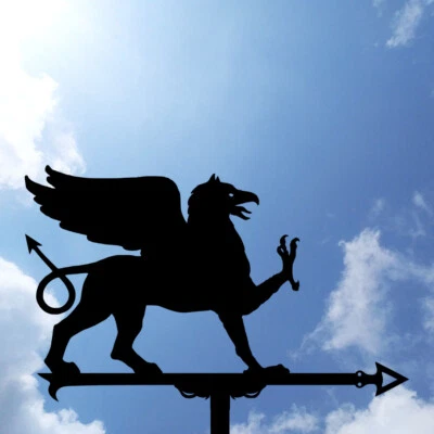 Griffin #2 Metal Weathervane, Weather Vane, home roof decor, gryphon, griffon - Image 1 of 4