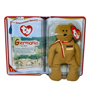 TY International II Germania The Bear Germany ~ Teenie Beanie Baby 2000 McDonald - Picture 1 of 14