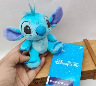 Hong Kong Disney Stitch Shoulder Pal Magnet Plush toy 12cm - Image 1 of 4