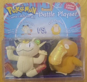 NEW IN BOX 1999 POKEMON BATTLE PLAYSET MEOWTH VS.PSYDUCK  LIMITED EDITION - Picture 1 of 2