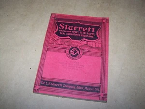 Starrett Precision Tools Catalog No. 26 1938 Calipers Levels Hack Saws Gauges - Picture 1 of 5