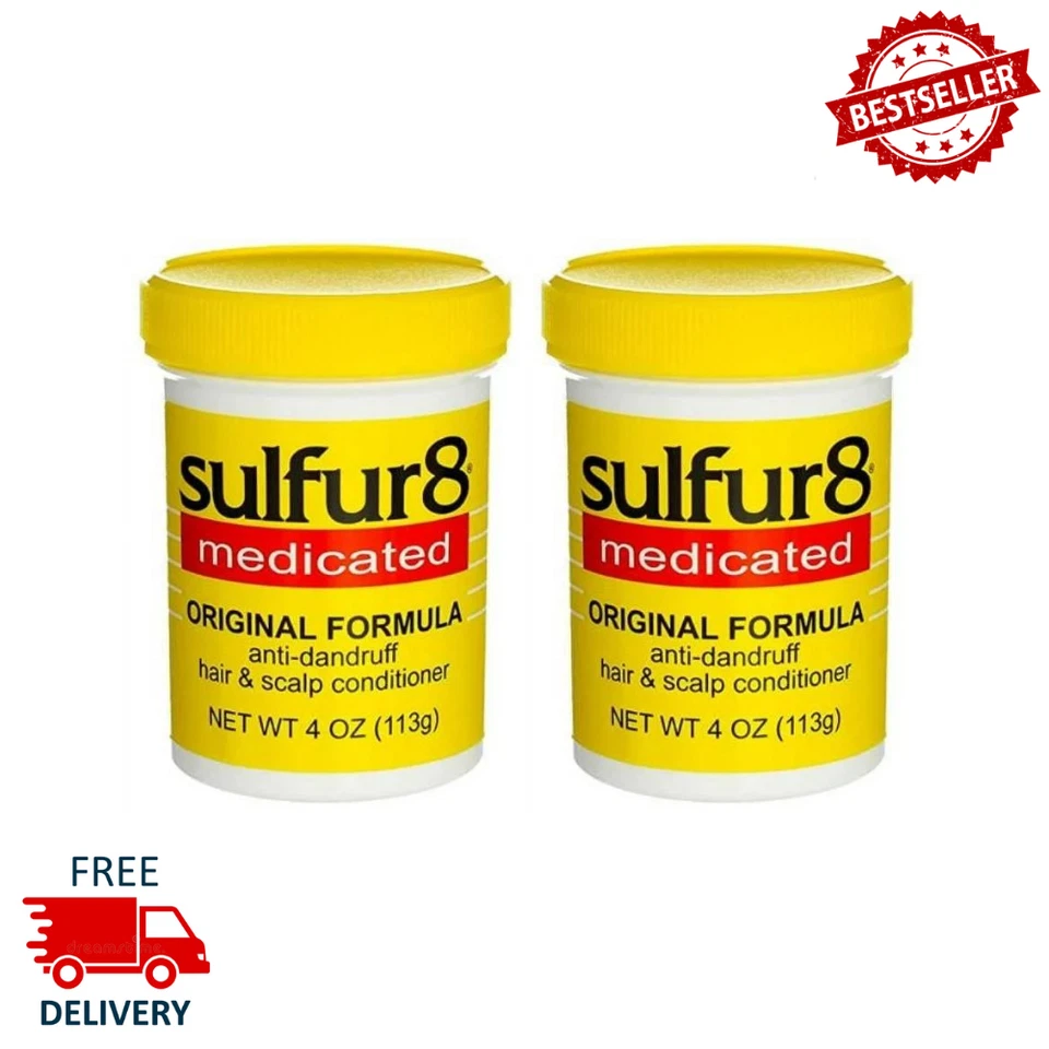 Sulfur 8 Medicated Hair & Scalp Conditioner 4 Oz