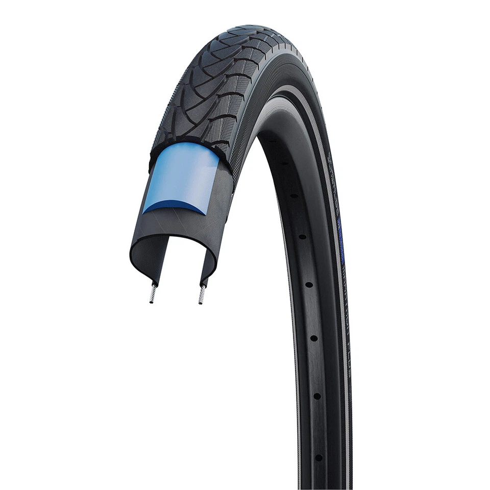 Pneu Schwalbe Marathon Plus fio 20 x 1,35" (406) preto - Imagem 1 de 1