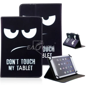 Universal Flip Leather Stand Case Cover For Laser 7 / 10 Inch Android Tablet - Picture 1 of 45