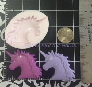 Unicorn Had silicone mold for Fondant-Resin-was-soap-handcrafts-handmade molds - Picture 1 of 7