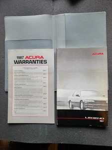 1987 Acura Legend Sedan OEM Owner's Manual Warranty Booklet and Wallet - Picture 1 of 3
