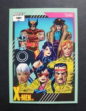 1991 X-MEN Marvel TEAMS Trading Card #153 Impel