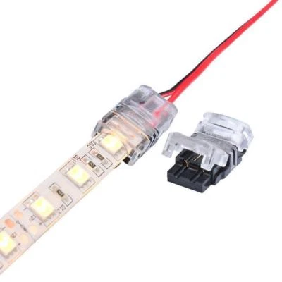 2Pin Hippo Wire Adapter Waterproof Connector to 5050 5630 3528 LED Light Strip - Image 1 of 4