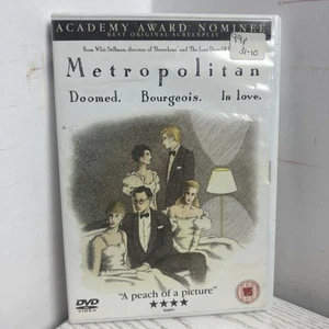 Metropolitan DVD 1989 Whit Stillman Dark Comedy RARE OOP UK Region 2 Release - Imagen 1 de 3