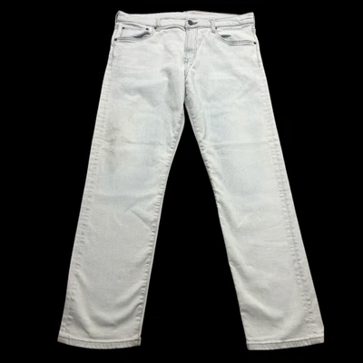 Edwin Jeans Mens 34 Blue Light Wash Straight Leg Stretch Denim EM1011-SVS - Image 1 of 4