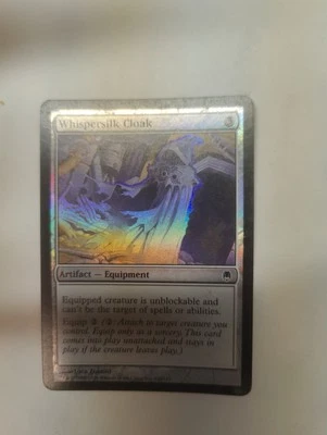 MTG -WHISPERSILK CLOAK - COMMON - DARKSTEEL - LP - Image 1 of 2