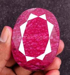 688.0 Carat Natural Red Ruby Oval Cut Big Gemstone Certified Loose Stone 5OSM - Picture 1 of 8