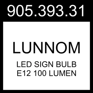 IKEA LUNNOM LED Sign Bulb E12 100 Lumen Clear 2 Pack 905.393.31 - Picture 1 of 1