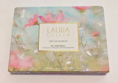 Laura Geller The Wearables Act Natural 12 Multi-Finish Eyeshadows - Sealed Box - Image 1 of 3