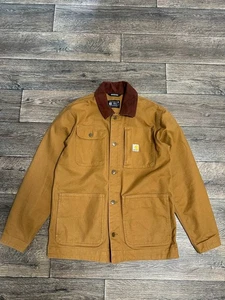 Carhartt Rugged Flex Duck Loose Fit Chore Coat Field Jacket Uomo Small - Foto 1 di 8