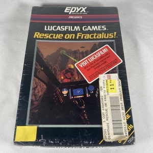 Rescue on Fractalus Epyx Commodore 64/128 o Atari - Lucasfilm nuovo sigillato - Foto 1 di 9