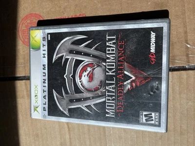 Mortal Kombat Deadly Alliance Microsoft Xbox Platinum Hits CIB Tested - Image 1 of 3