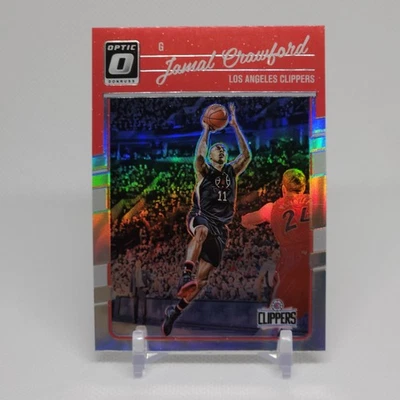 JAMAL CRAWFORD 2016-17 Panini Donruss Optic #28 Silver PRIZM Los Angeles Clipper - Image 1 of 2