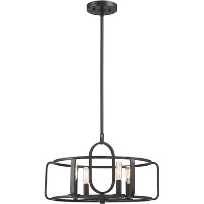 Iluminación Savoy House 6-1182-4-13 Santina montaje semi-al ras bronce inglés Foto 1 de 4