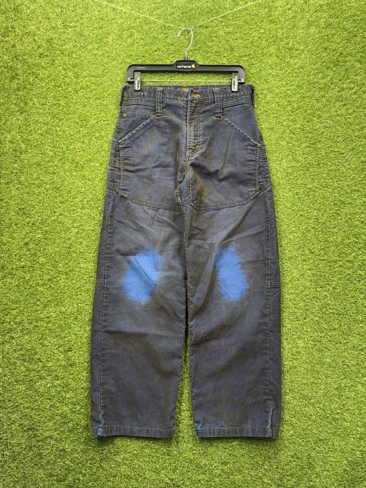 Pantalones Vintage Route 66 Niños 16 Pana Sueltos Pierna Ancha Carpintero Trabajo y2k Foto 1 de 4