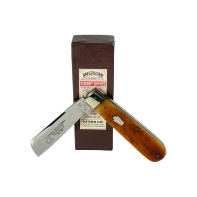 Cuchillo Schatt & Morgan 2009 Serie XIX Octubre Cosecha Hueso Liso 04162C en Caja Foto 1 de 4