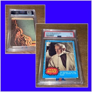 1977 O-PEE-CHEE STAR WARS #59 ALEC GUINNESS AS BEN KENOBI PSA 7 NEAR-MINT RARE!! - Picture 1 of 3