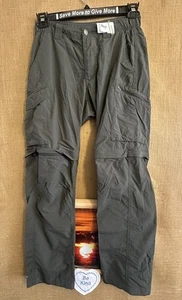 Columbia Omni-Shade men’s green 30 x 32 convertible cargo pants elastic-sides zi - Picture 1 of 8