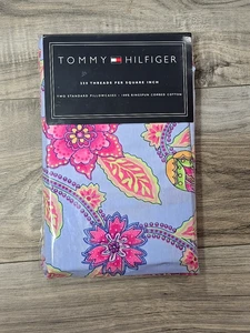 NIP - Tommy Hilfiger AMELIA ISLAND Floral STANDARD Pillowcases - Picture 1 of 3