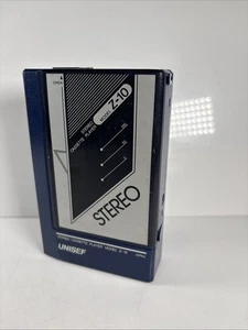 Unisef Z-10 Blue Stereo Personal Cassette Player Japan Walkman Portable Retro - Picture 1 of 9