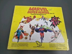 MARVEL SUPER HEROES METAL MINIATURES SET 2 TSR 1984, Painted, Rare - Picture 1 of 7