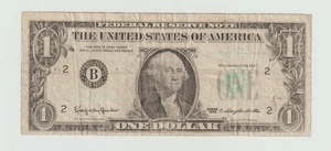 US 1963 ERROR $1.00 FEDERAL RESERVE NOTE NEW YORK NY NEAR MISSING SERIAL & SEAL - Picture 1 of 2