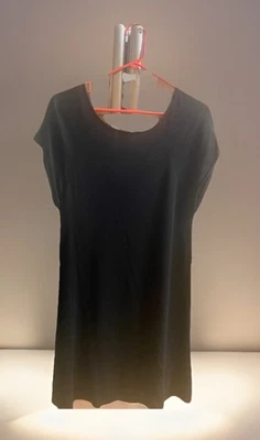 GUESS от Marciano черный вязаный свитер платье выше колена замочная скважина галстук назад средний - Изображение 1 из 4