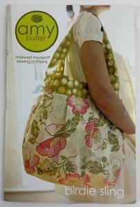 Amy Butler Birdie Sling Bag 28 x 18" Midwest Modern Sewing Pattern AB036BI UC FF - Picture 1 of 10