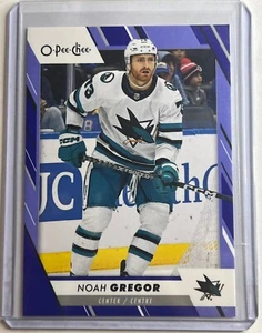 2023-24 O-Pee-Chee blue noah gregor - Picture 1 of 2