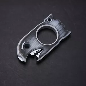 Notorious EDC Big Poppa Beer Bomb - Titanium Road Rash Salty Finish - Picture 1 of 9