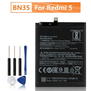 Batería de Repuesto Original BN35 Para Xiaomi Mi Redmi 5 5.7" Baterías 3300mAh - Imagen 1 de 6