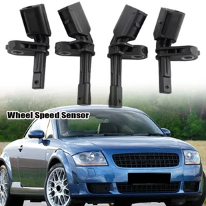 fits for Audi & Volkswagen Set 4 ABS Wheel Speed Sensor Front Rear Left & Right - Picture 1 of 10